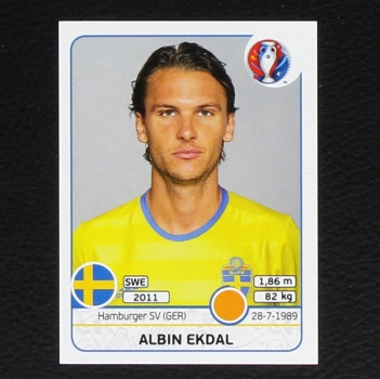 Albin Ekdal Panini Sticker No. 558 - Euro 2016