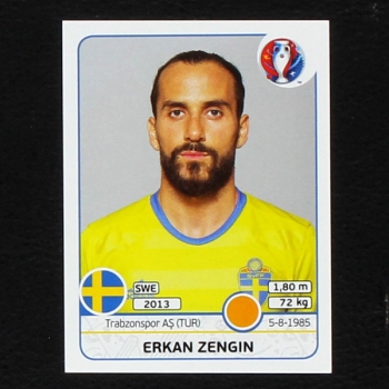 Erkan Zengin Panini Sticker No. 563 - Euro 2016
