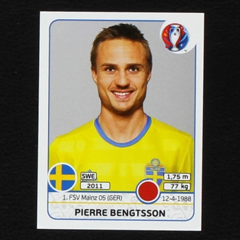 Pierre Bengtsson Panini Sticker No. 551 - Euro 2016