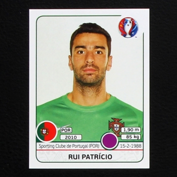 Rui Patricio Panini Sticker No. 577 - Euro 2016