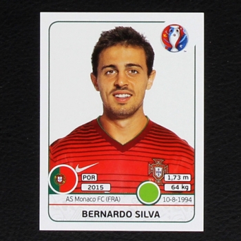 Bernardo Silva Panini Sticker No. 594 - Euro 2016