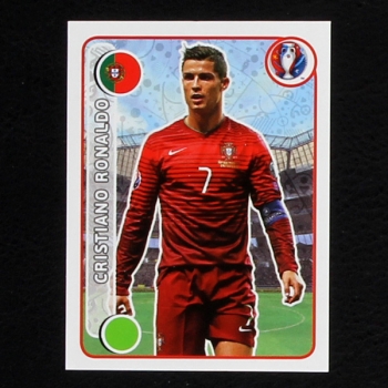 Cristiano Ronaldo Panini Sticker No. 597 - Euro 2016