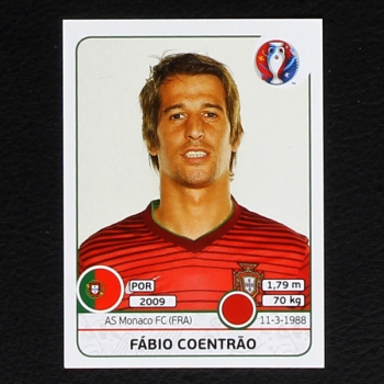 Fabio Coentrao Panini Sticker No. 582 - Euro 2016