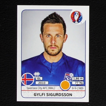 Gylfi Sigurdsson Panini Sticker No. 617 - Euro 2016