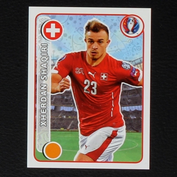 Xherdan Shaqiri Panini Sticker No. 95 - Euro 2016