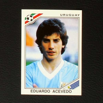 Mexico 86 Nr. 316 Panini Sticker Eduardo Acevedo