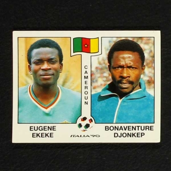 Italia 90 Nr. 180 Panini Sticker Ekeke - Djonkep