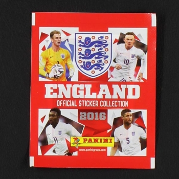 England 2016 Panini sticker bag