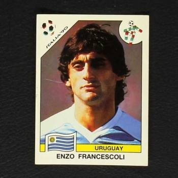 Italia 90 Nr. 379 Panini Sticker Enzo Francescoli