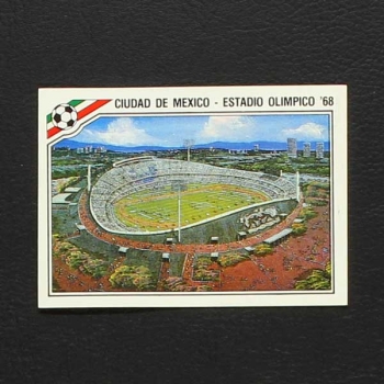 Mexico 86 Nr. 018 Panini Sticker Estadio Olimpico 68