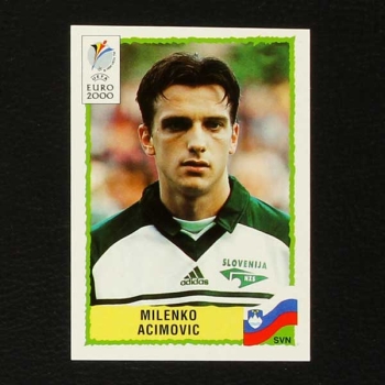 Euro 2000 Nr. 260 Panini Sticker Milenko Acimovic