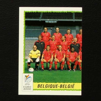 Euro 2000 Nr. 096 Panini Sticker Belgique Teil 1