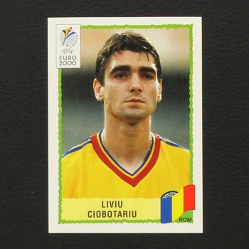 Euro 2000 Nr. 031 Panini Sticker Liviu Ciobotariu