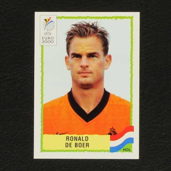 Euro 2000 No. 282 Panini sticker Ronald De Boer