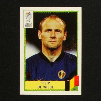 Euro 2000 No. 117 Panini sticker Filip De Wilde