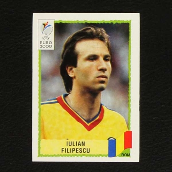 Euro 2000 Nr. 034 Panini Sticker Iulian Filipescu