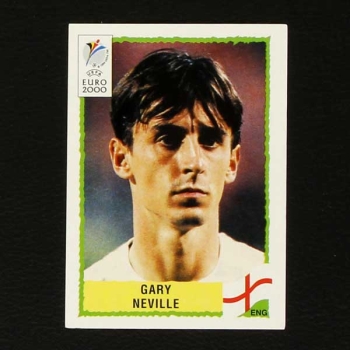 Euro 2000 Nr. 076 Panini Sticker Garx Neville