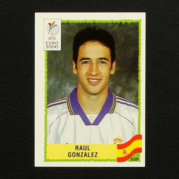 Euro 2000 No. 206 Panini sticker Raul Gonzalez