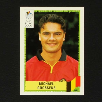 Euro 2000 Nr. 116 Panini Sticker Michael Goossens