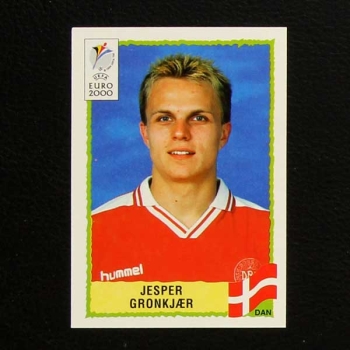 Euro 2000 Nr. 333 Panini Sticker Jesper Gronkjær