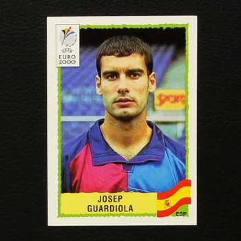 Euro 2000 No. 200 Panini sticker Josep Guardiola