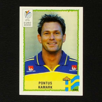 Euro 2000 No. 124 Panini sticker Pontus Kamark