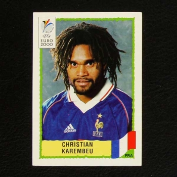 Euro 2000 Nr. 345 Panini Sticker Christian Karembeu