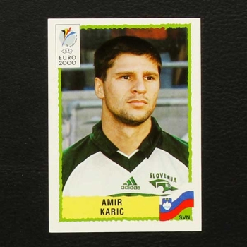 Euro 2000 No. 263 Panini sticker Amir Karic