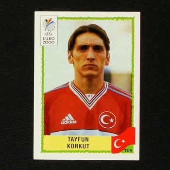 Euro 2000 Nr. 156 Panini Sticker Tayfun Korkut