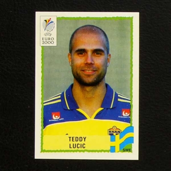 Euro 2000 Nr. 125 Panini Sticker Teddy Lucic