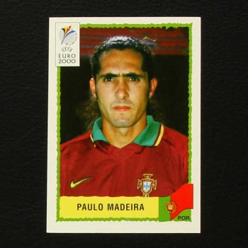 Euro 2000 Nr. 056 Panini Sticker Paulo Madeira