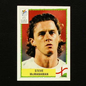 Euro 2000 Nr. 087 Panini Sticker Steve McManaman