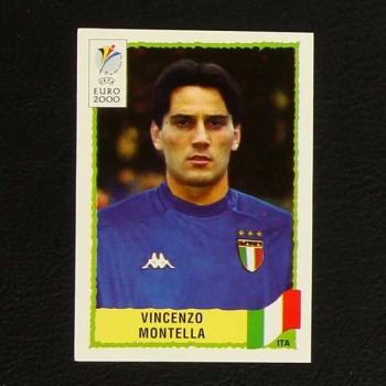 Euro 2000 Nr. 185 Panini Sticker Vincenzo Montella