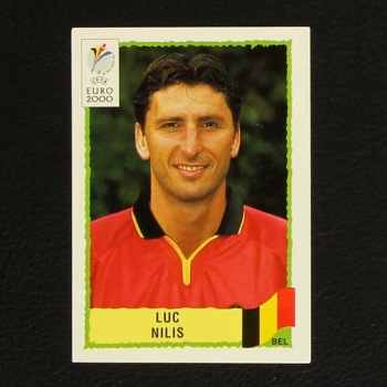 Euro 2000 No. 113 Panini sticker Luc Nilis