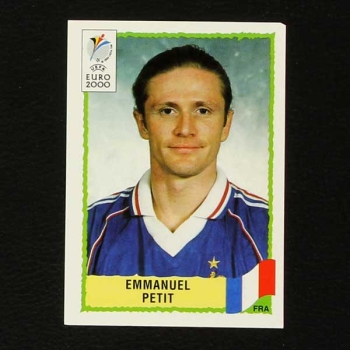 Euro 2000 Nr. 348 Panini Sticker Emmanuel Petit