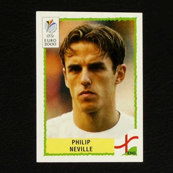 Euro 2000 Nr. 082 Panini Sticker Philip Neville