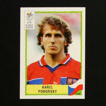 Euro 2000 Nr. 309 Panini Sticker Karel Poborsky