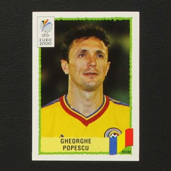 Euro 2000 Nr. 032 Panini Sticker Gheorghe Popescu