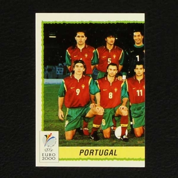 Euro 2000 Nr. 050 Panini Sticker Portugal Teil 1