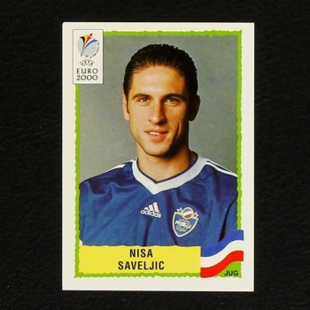 Euro 2000 Nr. 218 Panini Sticker Nisa Saveljic