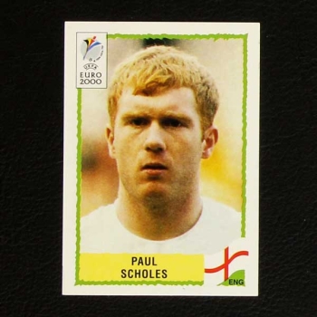 Euro 2000 Nr. 089 Panini Sticker Paul Scholes