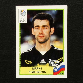 Euro 2000 Nr. 255 Panini Sticker Marko Simeunovic