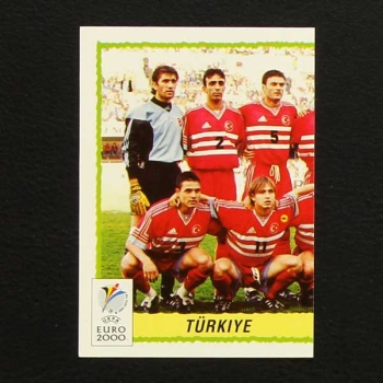 Euro 2000 Nr. 142 Panini Sticker Türkiye Teil 1