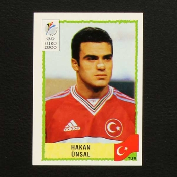 Euro 2000 Nr. 150 Panini Sticker Hakan Ünsal