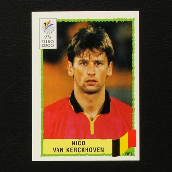 Euro 2000 No. 104 Panini sticker Van Kerckhoven