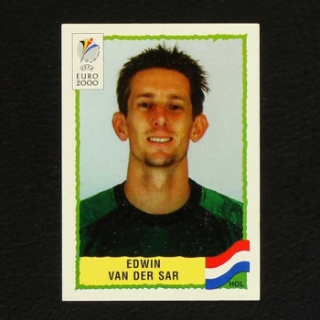 Euro 2000 No. 274 Panini sticker Edwin Van der Sar