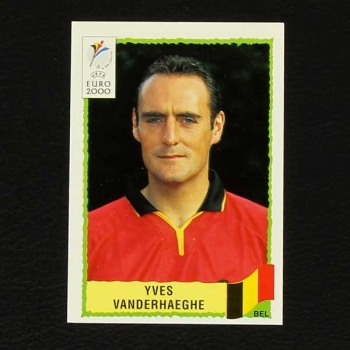 Euro 2000 No. 107 Panini sticker Yves Vanderhaeghe