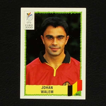 Euro 2000 No. 106 Panini sticker Johan Walem
