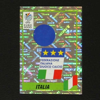 Euro 2000 Nr. 164 Panini Sticker Wappen Italia