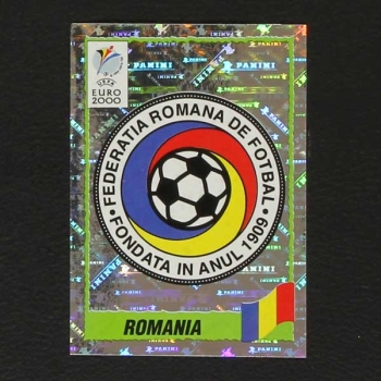 Euro 2000 Nr. 026 Panini Sticker Wappen Romania